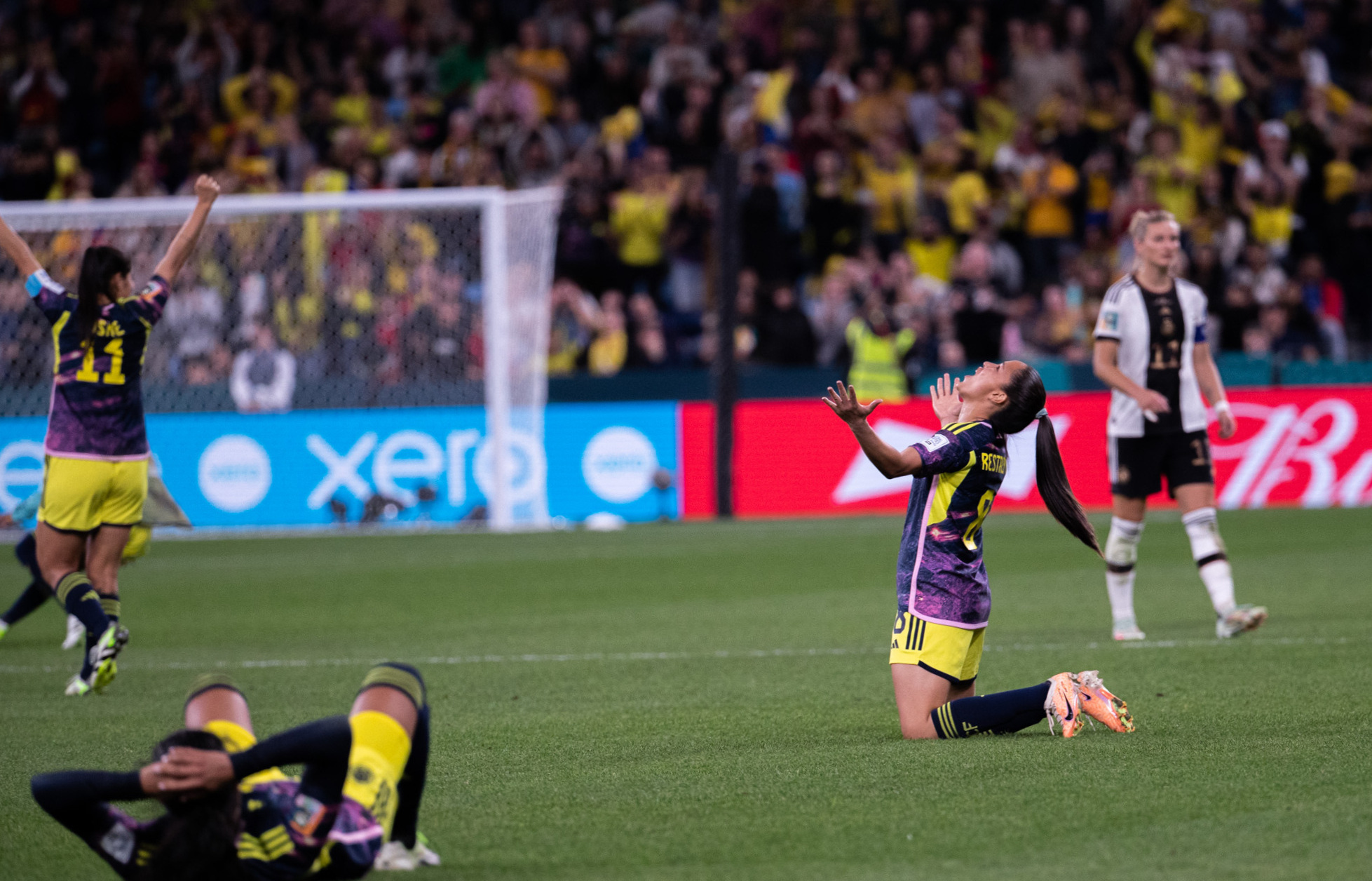 哥伦比亚队举行集训备战比赛