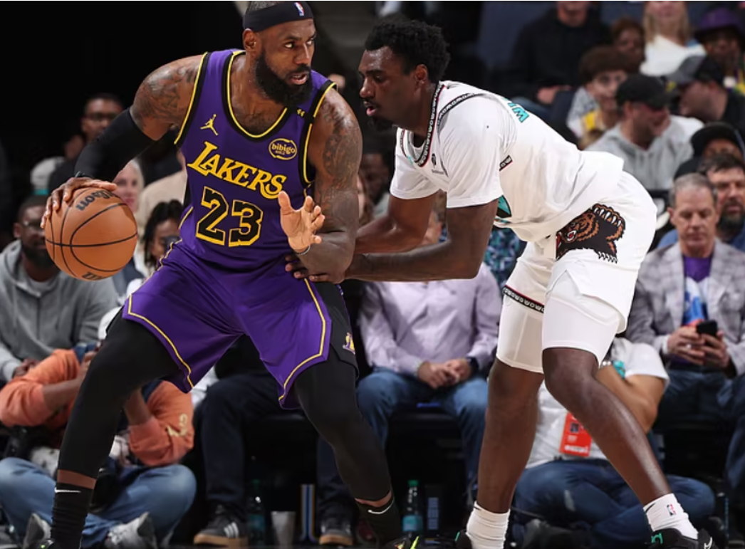 湖人攻势不足惨负骑士，落后比分触目